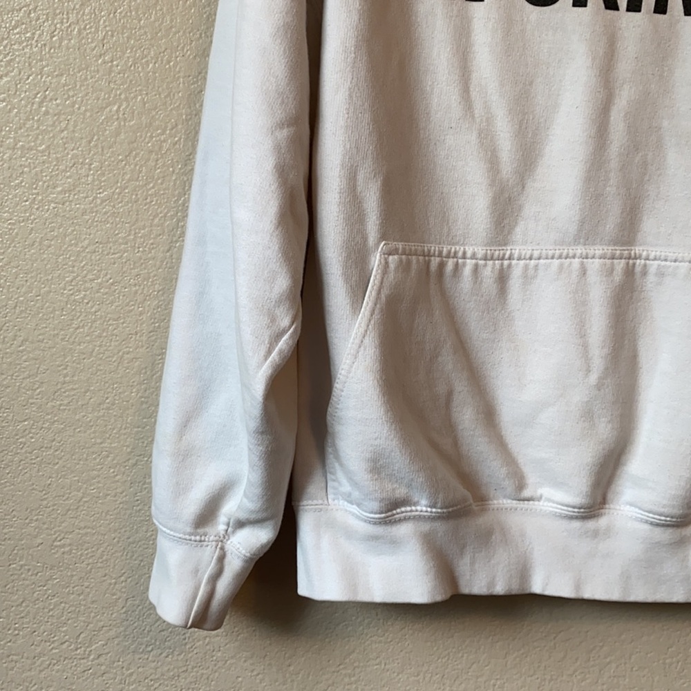 Healthy is the New Skinny White Hoodie sz L - Picture 3 of 8